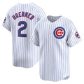 seanshop  Chicago Cubs #2 Nico Hoerner White  Home Limited Player Jersey