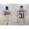 seanshop Detroit Tigers #31 Riley Greene White  With Patch Cool Base Stitched Jersey