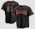 seanshop  San Francisco Giants #51 Jung Hoo Lee Black  2026 Alternate Stadium Stitched Jersey