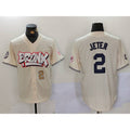 seanshop  New York Yankees #2 Derek Jeter Cream  Limited Stitched Jerseys