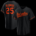 seanshop Baltimore Orioles #25 Pete Alonso Black  Alternate Replica Jersey