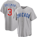 seanshop  Chicago Cubs #3 Alex Bregman Gray  2026 Cool Base Limited Stitched Jersey