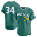 seanshop Boston Red Sox #34 David Ortiz Green  2025 City Connect Limited Stitched Jersey