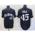 seanshop  New York Yankees #45 Gerrit Cole Black  'Gothic Legacy Edition' Vapor Premier Limited Stitched Jersey