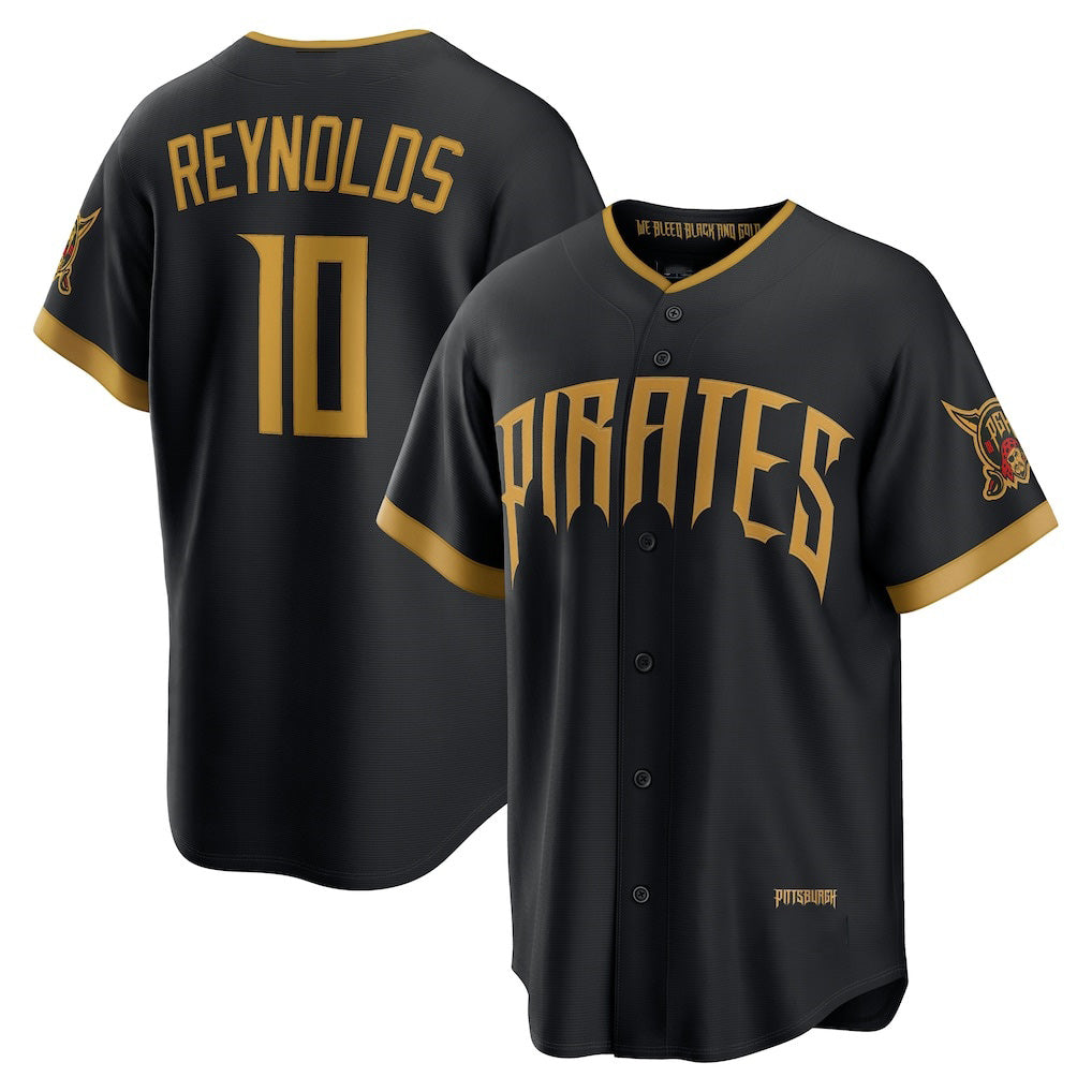 seanshop  Pittsburgh Pirates #10 Bryan Reynolds Black  2026 City Connect Stadium Jersey
