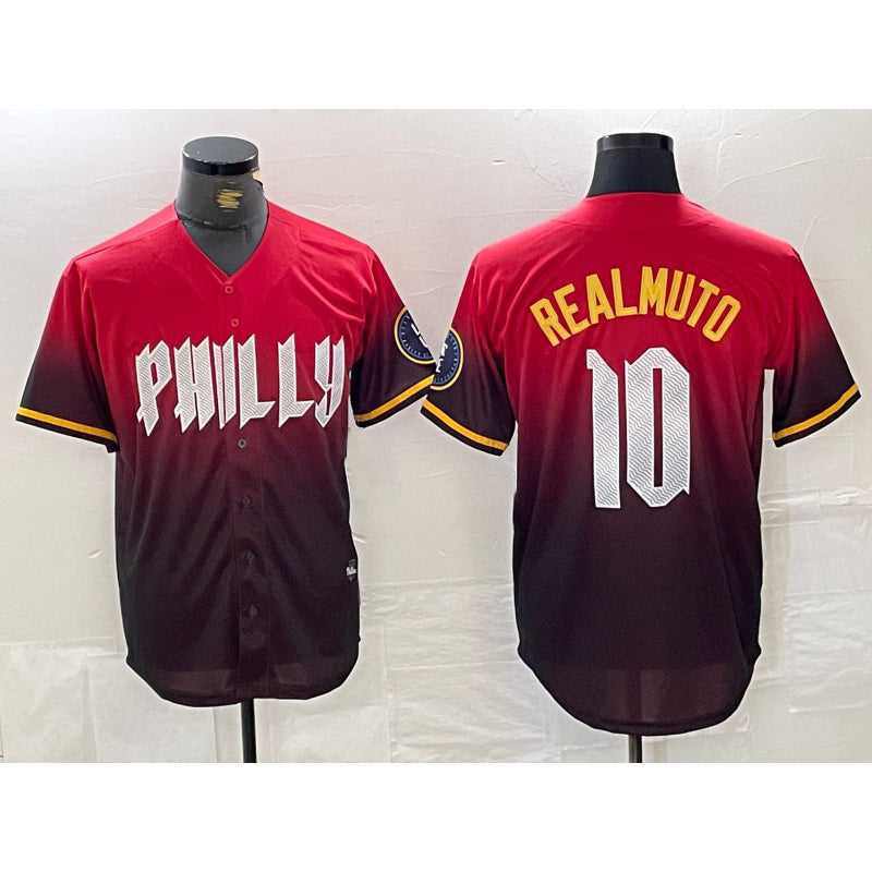 seanshop  Philadelphia Phillies #10 JT Realmuto Red  2024 City Cool Base Jersey