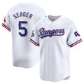 seanshop  Texas Rangers #5 Corey Seager White  2023 World Series Champions Stitched Jersey