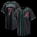 seanshop  Arizona Diamondbacks #7 Corbin Carroll Black  Alternate Replica Jersey