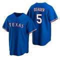 seanshop  Texas Rangers #5 Corey Seager Blue  Cool Base Stitched Jersey