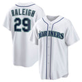 seanshop  Seattle Mariners #29 Cal Raleigh White  Home Replica Player Jersey