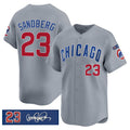 seanshop  Chicago Cubs #23 Ryne Sandberg Gray  'Ryne Sandberg Tribute' Vapor Limited V3 Stitched Jersey