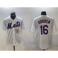 seanshop  New York Mets #16 Dwight Gooden White  Cool Base Stitched Jerseys