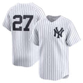 seanshop  New York Yankees #27 Giancarlo Stanton White  Home Limited Player Jersey 2
