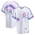 seanshop  Kansas City Royals #14 Jac Caglianone White  2026 City Connect Stadium Jersey