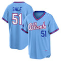 seanshop Atlanta Braves #51 Chris Sale Powder Blue  2026 City Connect Stadium Jersey