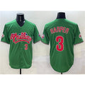 seanshop  Philadelphia Phillies #3 Bryce Harper Green  Phanatic Limited Stitched Jersey